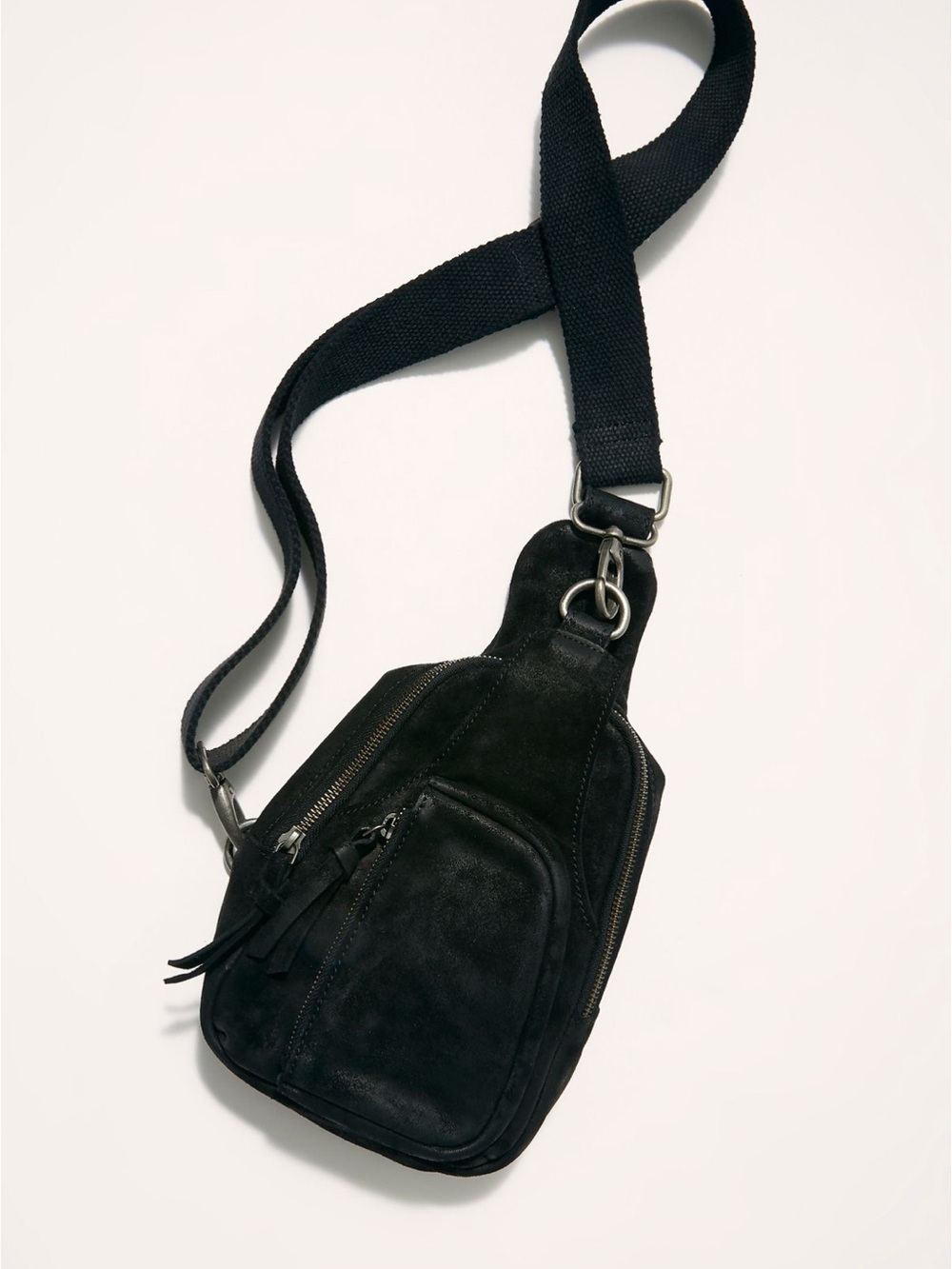 Free People Hudson Suede Sling Bag